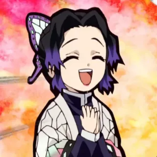 🗡 Shinobu Kocho Demon Slayer Anime, Demon Slayer, Shinobu, Kocho, Personnage whatsapp sticker