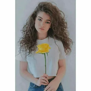 🌷 vrouw, roos, meisje, bloem, portret telegram sticker