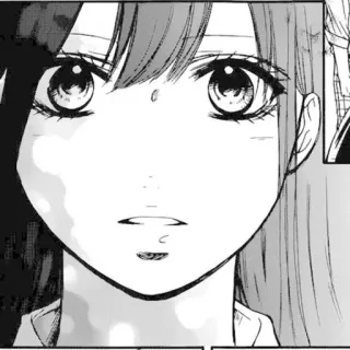 🖤 Anime, Mangá, Mulher, Garota, Retrato, Quadrinhos telegram sticker