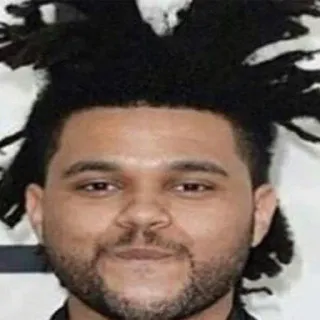 ☺ The Weeknd singer, musician, celebrity, hairstyle telegram sticker