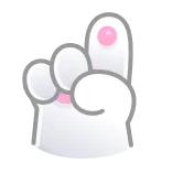 Miuf @TgEmodziBot telegram emojis ☝️
