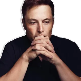 🤔 Elon Musk elon musk, businessman, tech, tesla, spacex telegram sticker