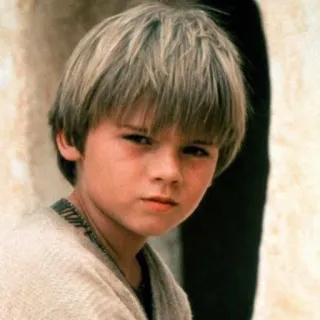 😐 Anakin Skywalker Star Wars Episode I: The Phantom Menace child, star wars, anakin, skywalker, movie telegram sticker