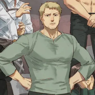 😒 Reiner Braun Attack on Titan Anime, Desenho animado, Animação, Personagem telegram sticker