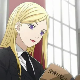 🍬 交換日記 anime, woman, diary, manga, character whatsapp sticker