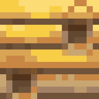 🍯 minecraft, соты, текстура, блок, пиксельный telegram sticker