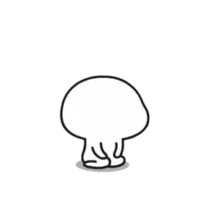 🍼 หยด, สีขาว, การ์ตูน, มินิมอล telegram sticker
