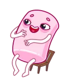 Marshmallow whatsapp stickers