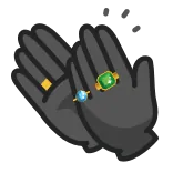 Black Emoji telegram emojis 👏