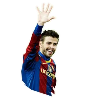 😒 Gerard Piqué 축구, 축구 선수, 선수, FC 바르셀로나, 손 흔들기 telegram sticker