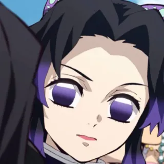 🦋 Shinobu Kocho Demon Slayer Anime, Demon Slayer, Shinobu Kocho, Dessin animé, Portrait, Manga telegram sticker