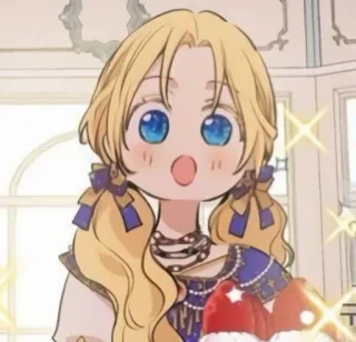 🤍 anime, girl, cartoon, cute, character whatsapp sticker
