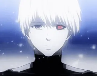 🌟 Ken Kaneki Tokyo Ghoul Anime, Mangá, Tokyo Ghoul, Ken Kaneki, Ghoul, Monstro, Anti-herói, Personagem de anime telegram sticker