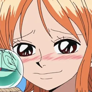 😊 Nami One Piece Anime, One Piece, Nami, Personagem, Desenho animado telegram sticker