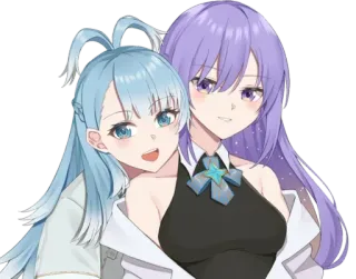 😍 аниме, женщина, девушка, милая, улыбается whatsapp sticker