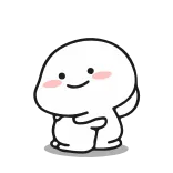 🤗 carino, blob, kawaii, semplice, cartone animato whatsapp sticker