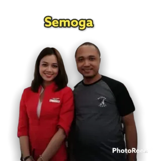🗿 Semoga ludzie, kobieta, mężczyzna, mundur linii lotniczych, portret, przyjaźń telegram sticker