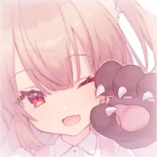 🍓 アニメ, 女の子, かわいい, マンガ, 可愛い telegram sticker