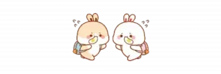 🫖 bebek, imut, kawaii, binatang, stiker telegram sticker