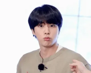 🙁 人物, 男性, ポートレート, kpop, 男, ぷっくり telegram sticker