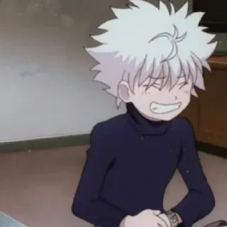😄 Killua Zoldyck Hunter x Hunter anime, manga, killua, hunterxhunter, cartoon telegram sticker