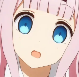 😧 Chika Fujiwara Kaguya-sama: Love Is War Anime, Chika Fujiwara, Kaguya-sama, Süß, Manga whatsapp sticker