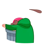 Tramp telegram stickers