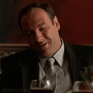 🫤 Tony Soprano The Sopranos telegram sticker