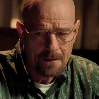 🧪 Walter White Breaking Bad tv series, drama, criminal, meth, teacher telegram sticker