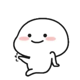☁ Cartoon, Niedlich, Kawaii, Blob, Minimalistisch, Fröhlich telegram sticker