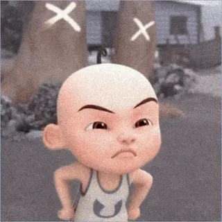 🍀 Upin Upin & Ipin upin, ipin, dibujos animados, personaje, divertido, niño, animación telegram sticker