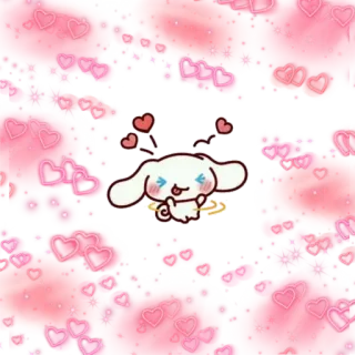 🥰 Cinnamoroll Cinnamoroll, Sanrio, каваий, милый, сердечки, облака telegram sticker