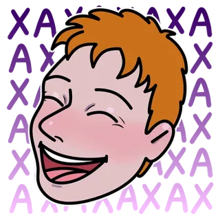 😄 pessoa, rosto, rindo, feliz, retrato telegram sticker