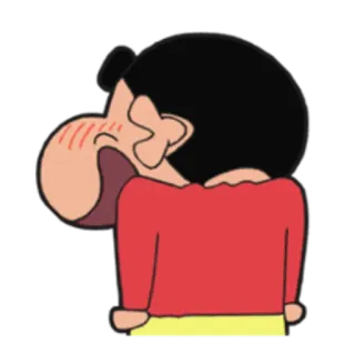 😆 Shin-chan Crayon Shin-chan crayon shin-chan, anime, dibujos animados, personaje, divertido, pegatina whatsapp sticker
