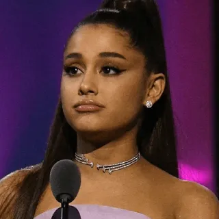🏹 Ariana Grande ดาราเพลงป็อป, นักร้อง, คนดัง, ผู้หญิง, คน telegram sticker