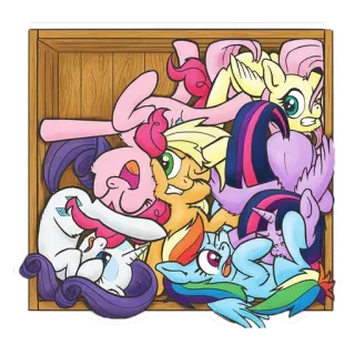 🚋 My Little Pony My Little Pony, MLP, Friendship, Cartoon, Ponies, Animation telegram sticker