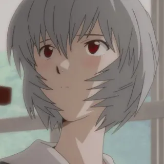 🌟 Rei Ayanami Neon Genesis Evangelion Anime, Rei Ayanami, Neon Genesis Evangelion, Charakter, Mädchen telegram sticker
