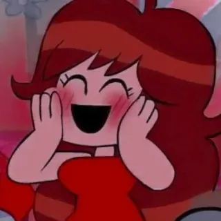 🍬 Girlfriend Friday Night Funkin' Friday Night Funkin', Girlfriend, Gra wideo, Postać, Kreskówka telegram sticker