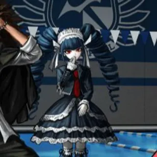 🃏 Celestia Ludenberg Danganronpa Anime, Gótico, Garota, Celestia Ludenberg, Danganronpa, Personagem telegram sticker