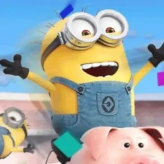 😍 Minion Despicable Me cartoon, minion, funny, character telegram sticker