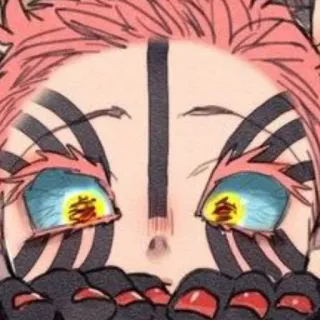 👀 Akaza Demon Slayer Аниме, Клинок, рассекающий демонов, Аказа, Демон, Манга telegram sticker