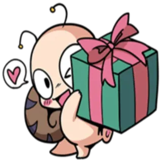 🎁 การ์ตูน, ของขวัญ, น่ารัก, อนิเมะ, ของขวัญ, หัวใจ telegram sticker