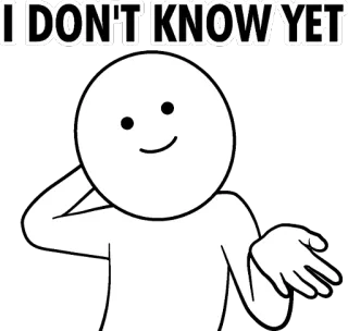 🤷‍♀️ I DON'T KNOW YET unsure, question, confused, indecisive, thinking telegram sticker