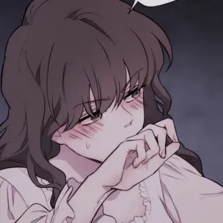 🗞 woman, girl, illustration, anime, manga, character, drawing whatsapp sticker
