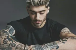 👑 Zayn Malik Zayn Malik, Sänger, Promi, Tattoo, Porträt, Popstar telegram sticker