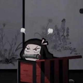 😡 Nezuko Kamado Demon Slayer Anime, Demon Slayer, Nezuko, Nezuko Kamado, Manga, Mignon telegram sticker