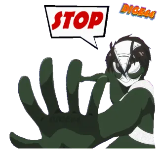 ⛔️ STOP Dừng, Tay, Chặn, Cẩn thận, Cảnh báo telegram sticker