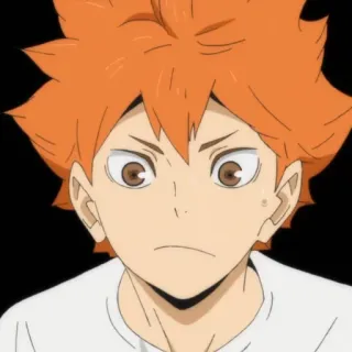 ☀️ Hinata Haikyuu!! anime, manga, haikyuu, hinata, volleyball telegram sticker
