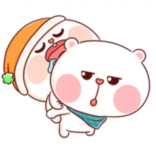 😪 Bär, schlafend, Cartoon, süß, müde, Freundschaft telegram sticker