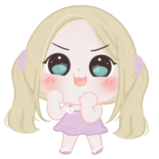 🍬 Anime, Chica, Kawaii, Chibi, Lindo, Dibujos animados telegram sticker